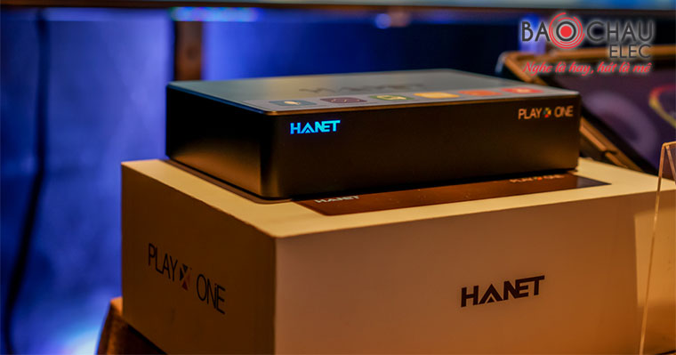 Đầu phát Hanet Play X One 1TB với thiết kế đẹp mắt.