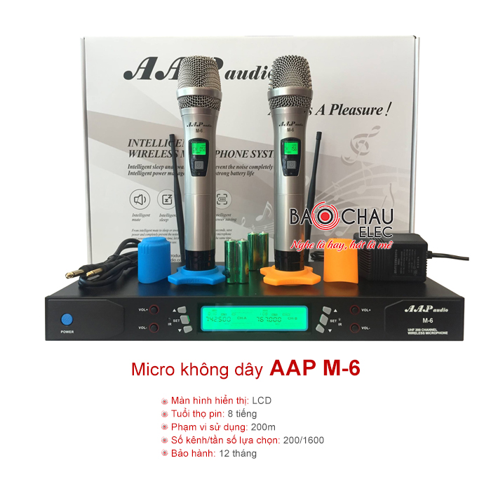 Micro AAP M6 ch&iacute;nh h&atilde;ng, gi&aacute; tốt tại Bảo Ch&acirc;u Elec