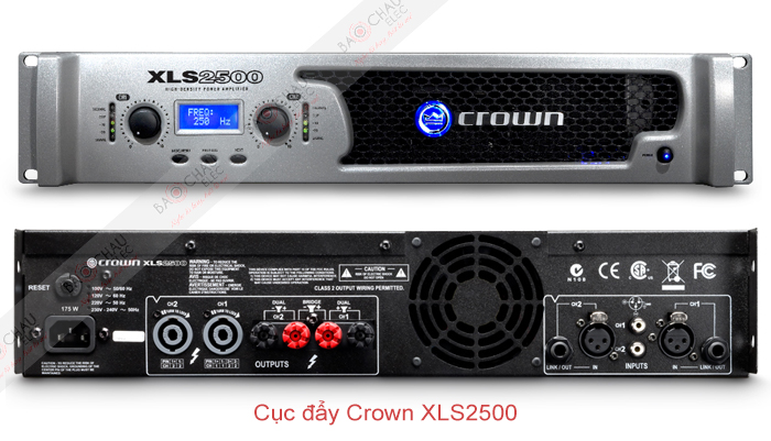 Cục đẩy Crown XLS2500 - 2 mặt trươc/sau Cục đẩy Crown XLS2500 - 2 mặt trươc/sau
